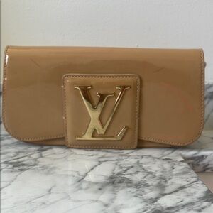 Louis Vuitton Tan Clutch Bag